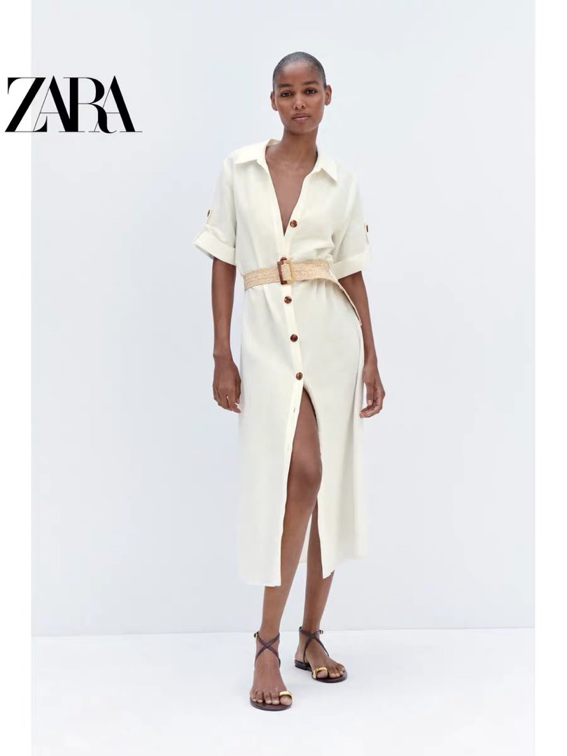 White shift dress zara deals