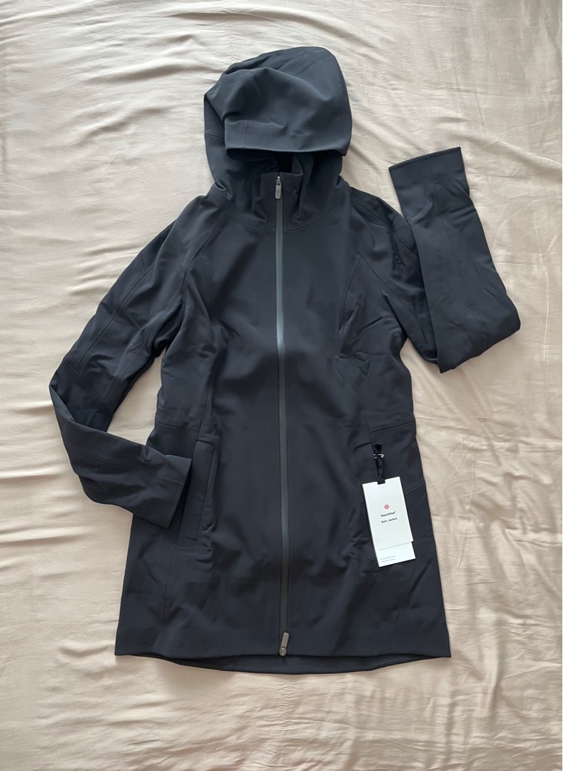 Lululemon black raincoat top