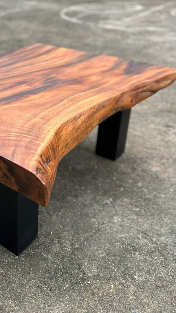 CENTER TABLE (RUSTIC LIVE EDGE) (Category: Tables & Sets) located in Bulacan. Submitted by Kahoylokalph (Listing ID 1314475586, Image 2). Description: .