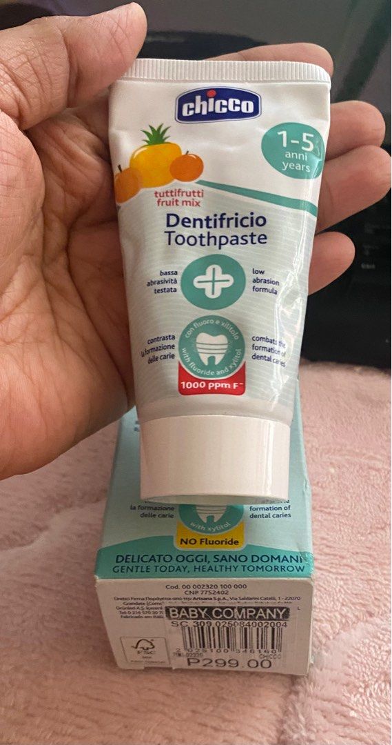 Chico Toothpaste (Category: Baby Toiletries & Grooming) located in Pasig City. Submitted by jaz.mhin (Listing ID 1314492601, Image 1). Description: .
