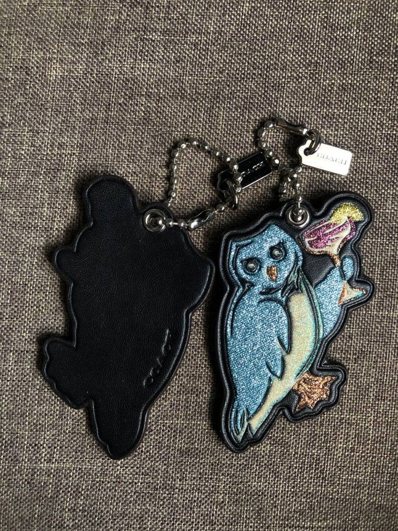 Coach owl keychain on sale