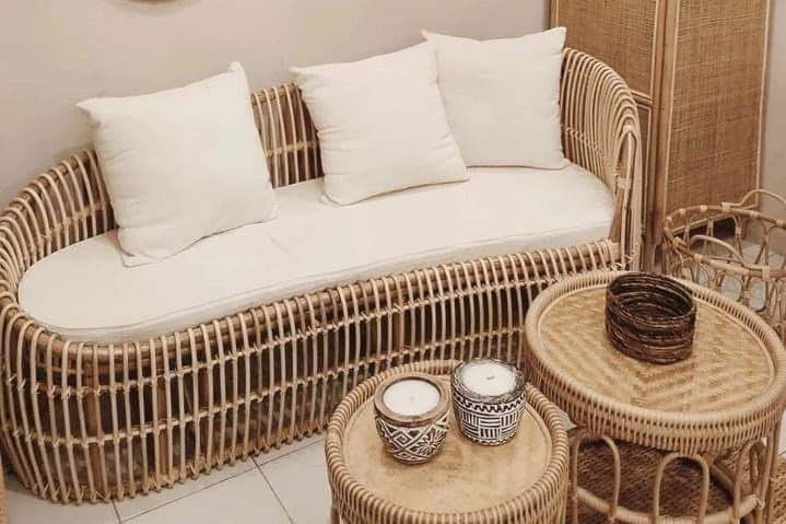 Curve Rattan Sofa (Category: Sofas) located in Pasig City. Submitted by icraft_handicraft (Listing ID 1314408369, Image 3). Description: 📍 Visit Us: Address: #31 Lot 7 Block 9 F. Legaspi St., Maybunga, Pasig City Waze Pin: 31 Francisco Legaspi, Pasig Contact Persons: Aya or Chris ☎️ (02) 7121 0756 📞 (0915) 931 4110 🕒 Store Hours: Monday to Saturday 10:00 AM - 7:00 PM ‼️ BIR and DTI Registered ‼️ Official Receipts Available.
