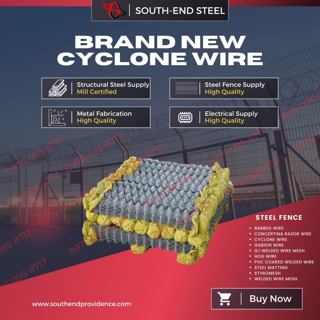 Cyclone Wire 10 meters & Chain Link Fence / Kambing Wire / Pambakod ...
