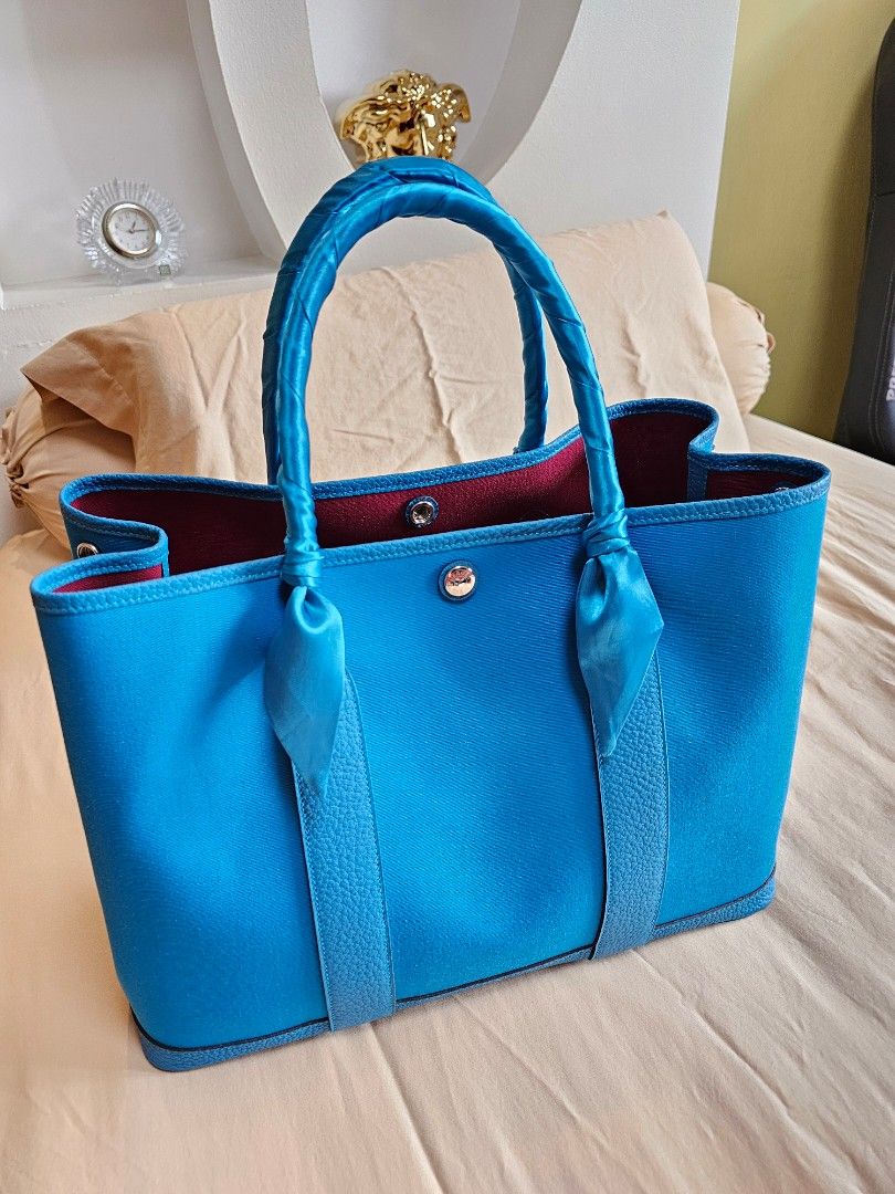 Deal HERMES Verso Canvas Negonda Leather Garden Party 36 Luxury Bags Wallets on Carousell