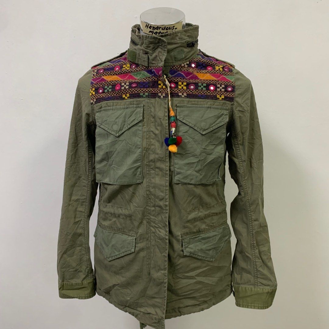 Denim & supply military jacket discount