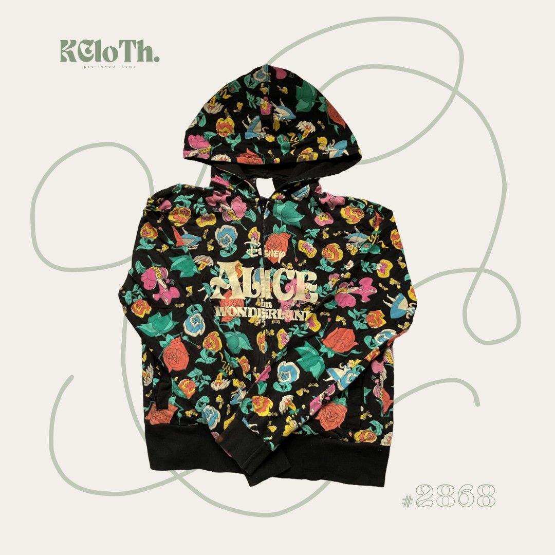 Disney (Alice in Wonderland) Jacket, Women's Fashion, Tops, Longsleeves ...