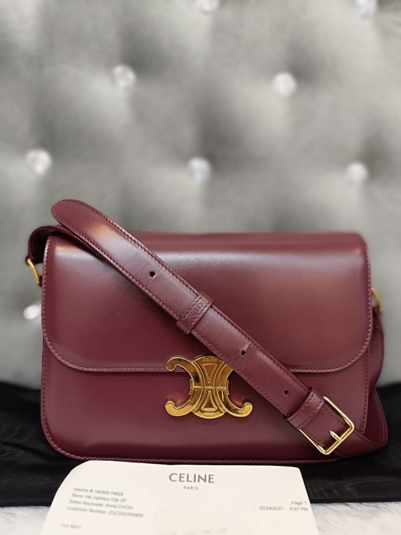 Fast Sale Reprice Preloved Celine Medium Triomphe Crossbody