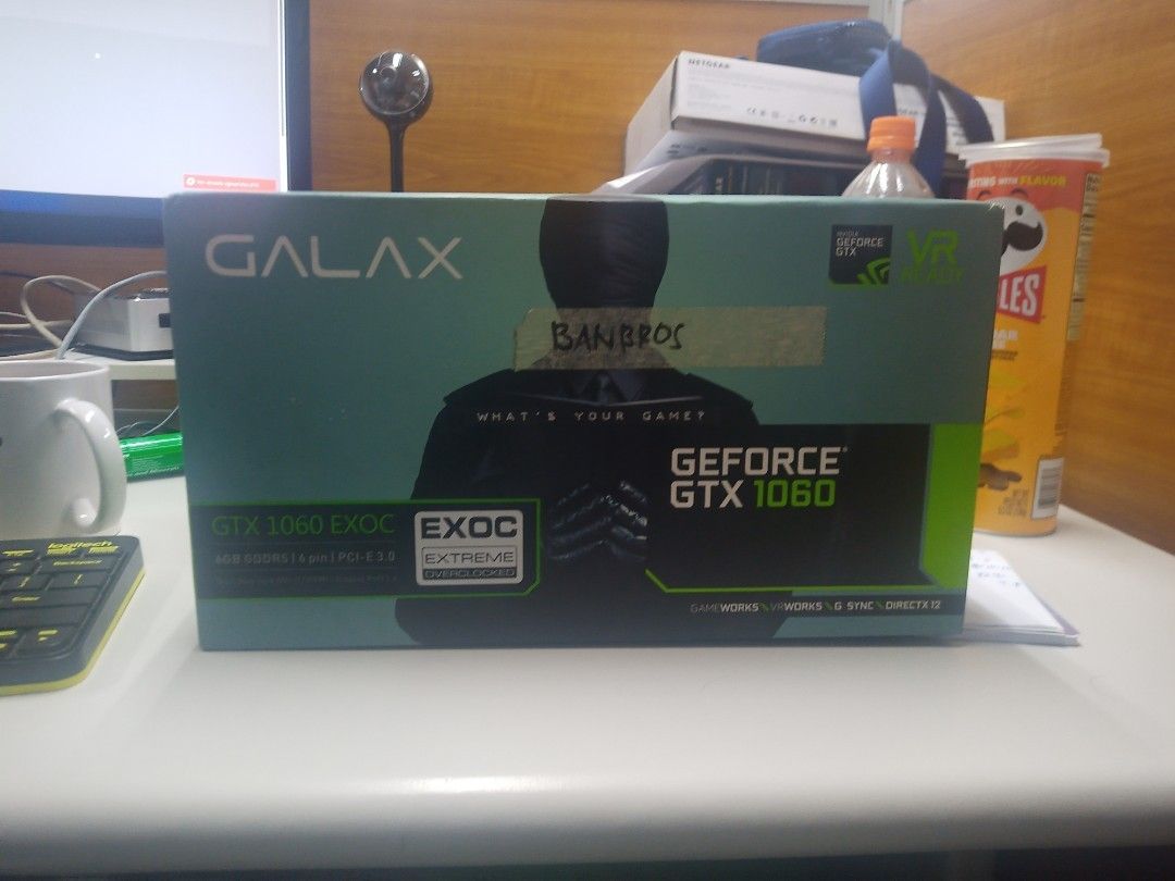 Galax GTX 1060 EX OC 6GB (Black), Computers & Tech, Parts & Accessories ...