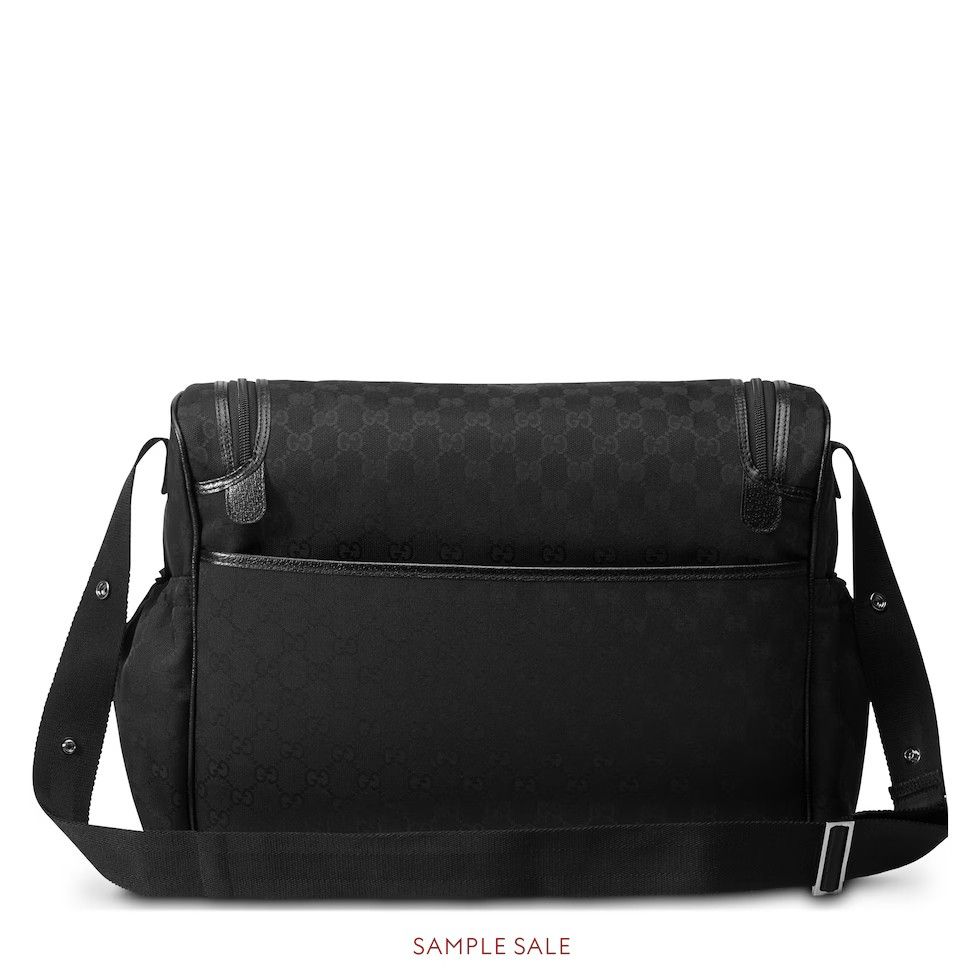 Black gucci diaper bag outlet