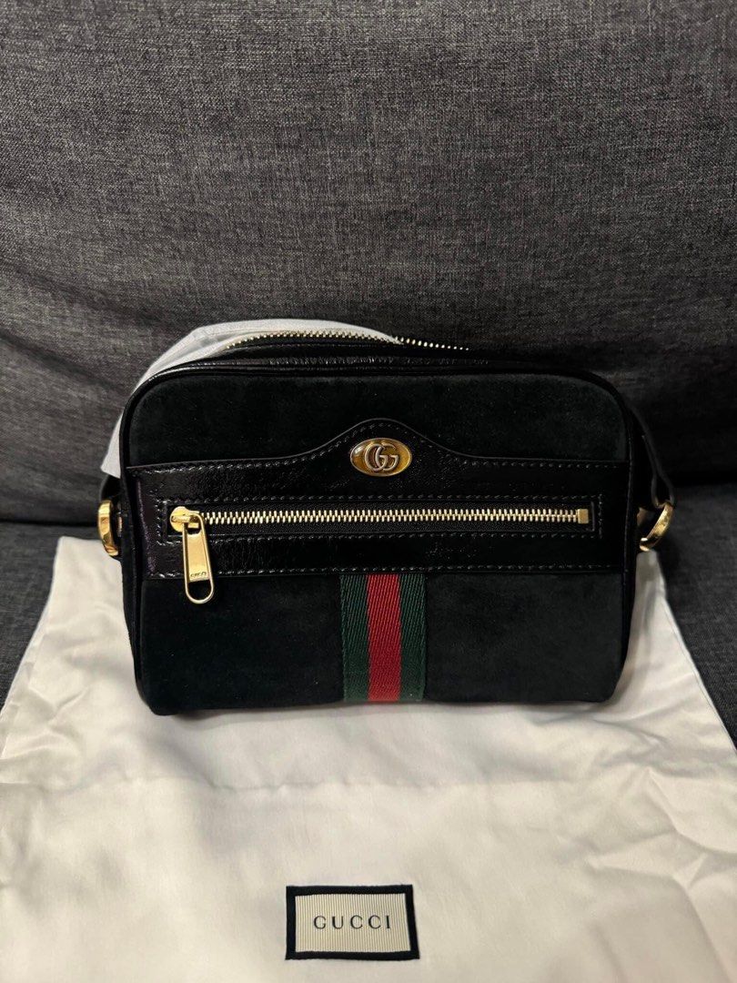 Gucci suede Luxury Bags Wallets on Carousell