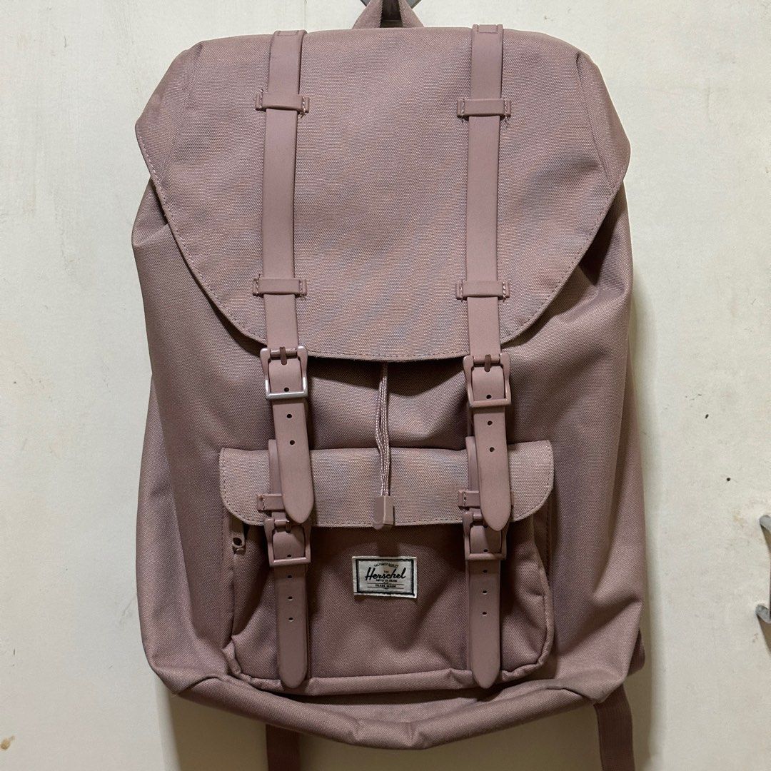 Herschel Little America Mid Volume in Ash Rose 17L Women s Fashion Bags Wallets Backpacks on Carousell