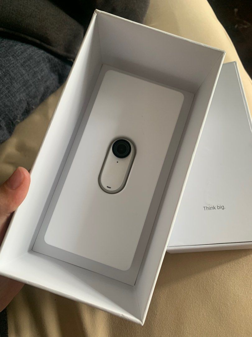 Insta 360 go 3 128gb camera (Category: Cameras) located in Cebu City. Submitted by theclosetbasics (Listing ID 1314394609, Image 2). Description: Complete set Comes with selfie stick and case Camera: Has minor scratches but no internal issues ‼️BROKEN TRIPOD ONLY (shown in pics) ‼️ everything else in good condition Rfs: extra.