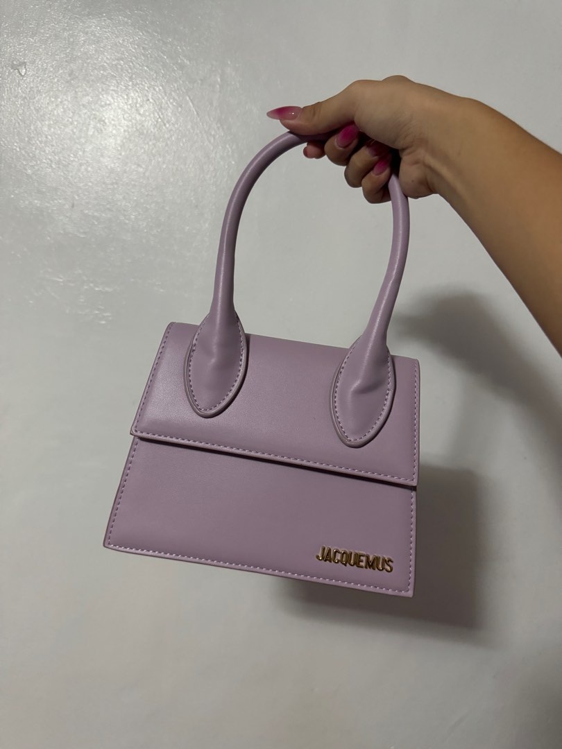Lilac jacquemus bag outlet