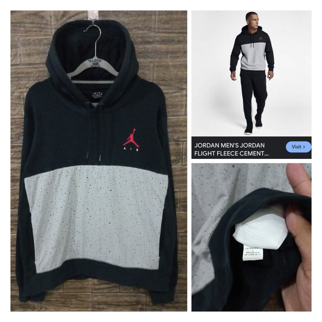 Jordan Cement Hoodie Men s Fashion Coats Jackets and Outerwear on Carousell