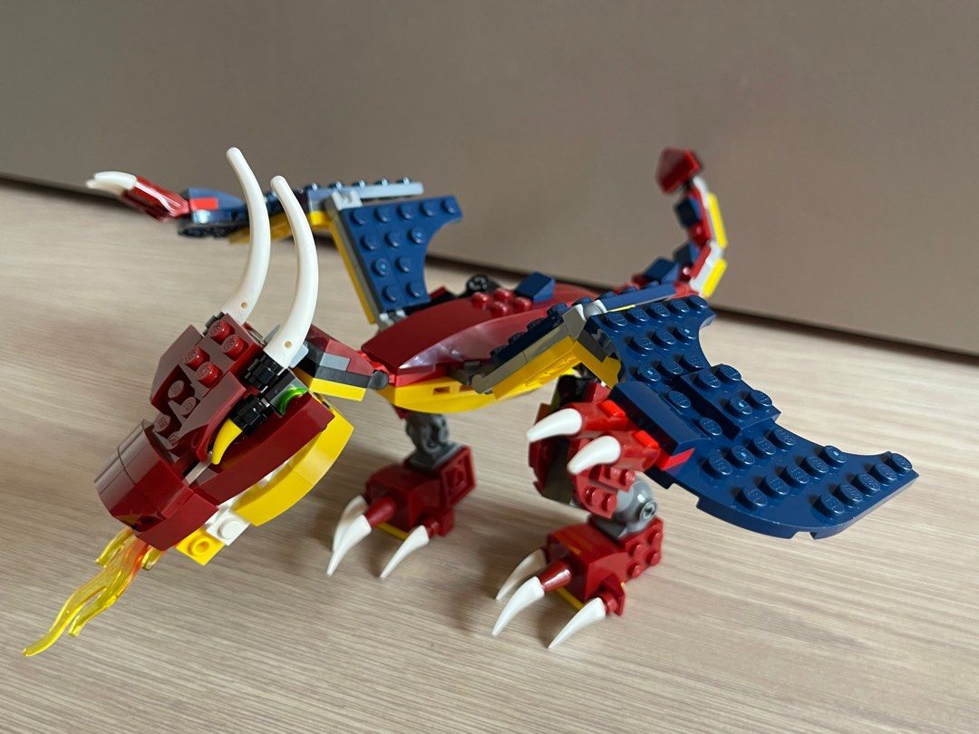Lego Creator 3in1 31102 Fire Dragon 2020 Hobbies Toys Toys Games on Carousell