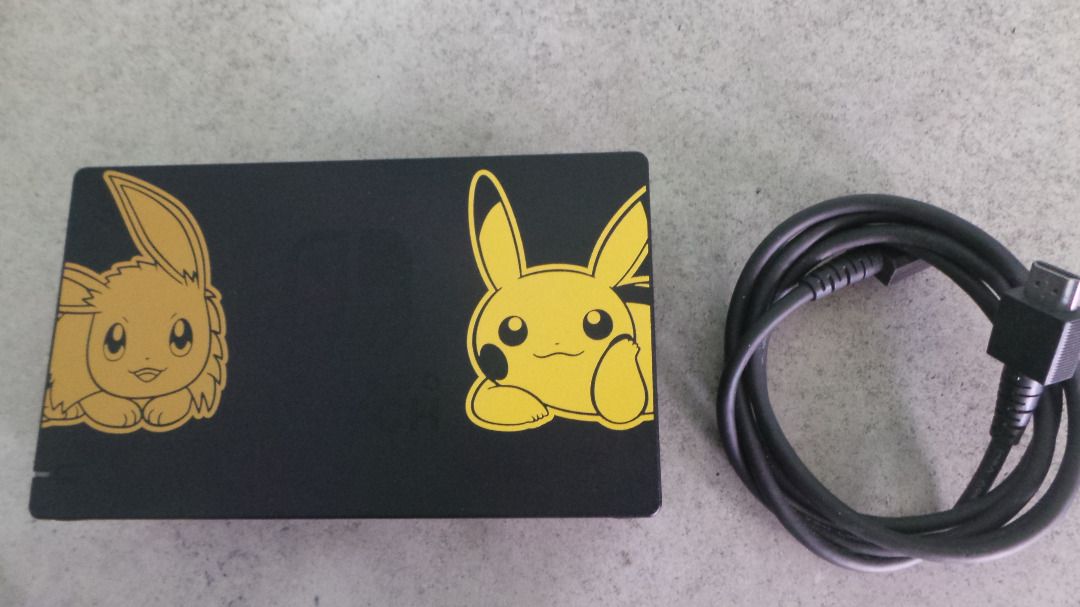 LIMITED EDITION Nintendo Switch Lets Go Pikachu & Eevee Dock ONLY! (Category: Nintendo) located in Quezon City. Submitted by matt.murdock (Listing ID 1314471158, Image 1). Description: No issues Unit was not displayed used only to test Compatible with Switch v1 (not sure about V2) .