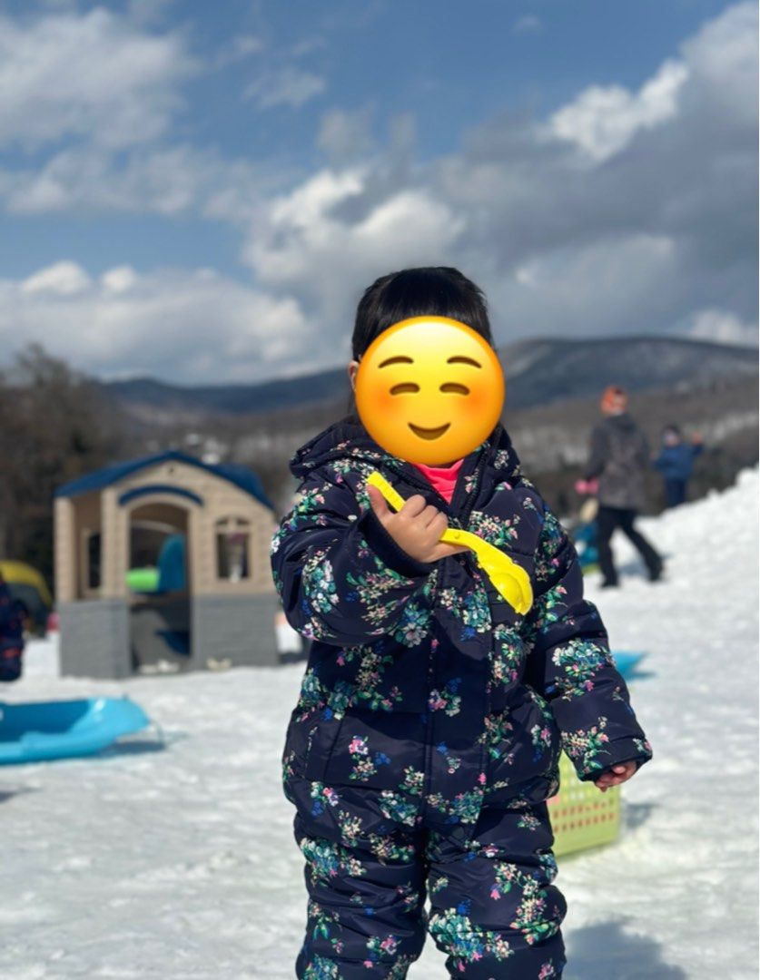 Marks Spencer Floral Hooded Padded Snowsuit 3 4yo