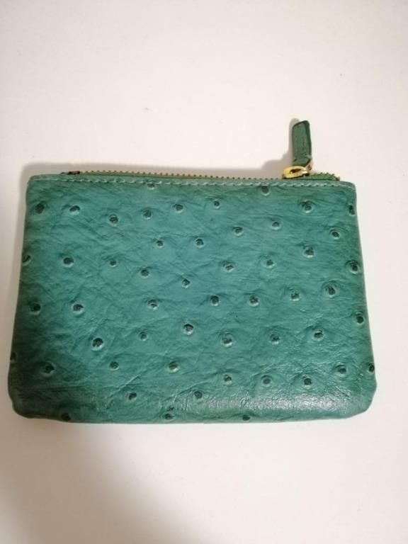 MBMJ Marc by Marc Jacobs Ostrich Leather Green Purse