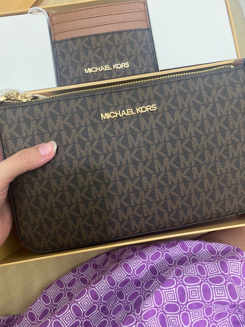 Medium Zip Pouchette Michael Kors Jet Set Pouchette New Michael