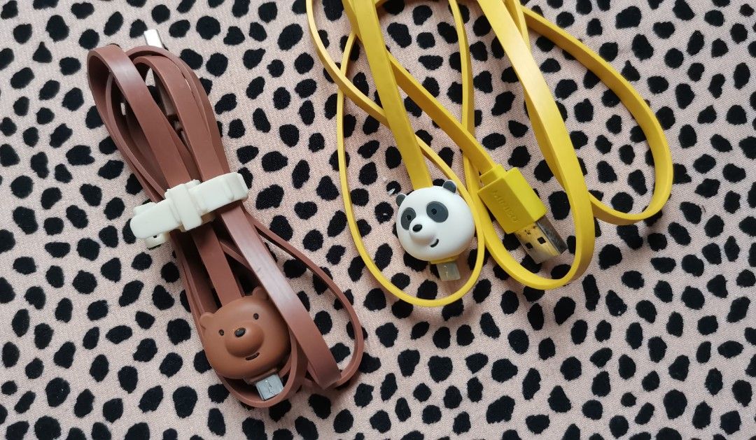 Miniso We Bare Bears - 1m Micro USB Charging Cable 2.1A for Android Phone (Category: Chargers & Cables) located in Makati City. Submitted by spicykimchi1238 (Listing ID 1257674597, Image 2). Description: Selling my Miniso We Bare Bears - 1m Micro USB Charging Cable Selling all for ₱ 150.00 FOR BOTH RFS: Decluttering/ Need funds If interested, you can send me a message for more details and photos. For sure buyers, please send me the following: Nam