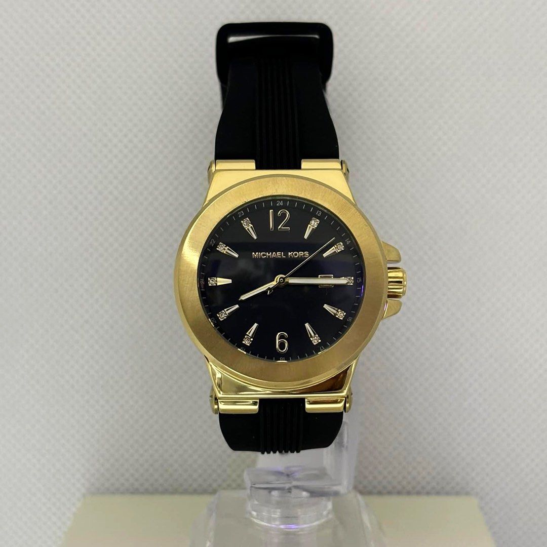 MK SMALL DYLAN RUBBER STRAP AUTHENTIC WATCH Women s Fashion Watches Accessories Watches on Carousell