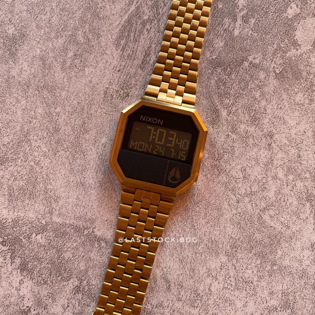 Jam Tangan Nixon Re Run Gold Series Barang Mewah Jam Tangan di Carousell