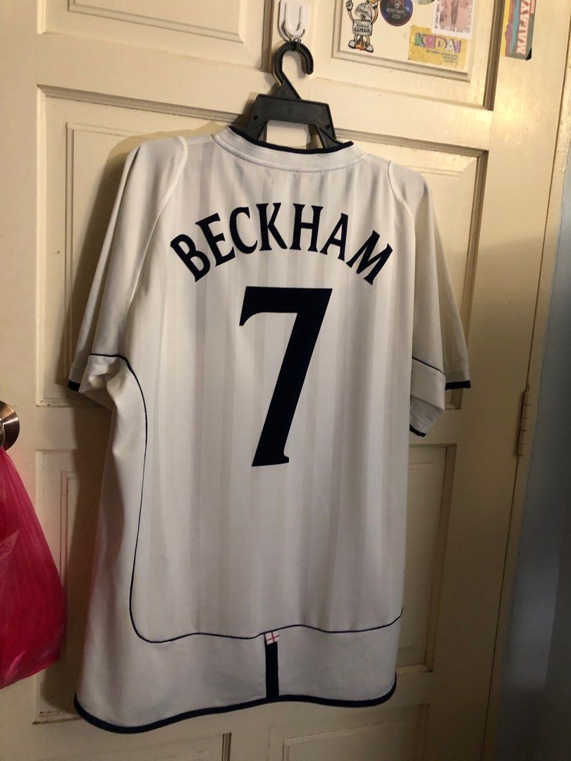 Original Jersey (beckham-7) Umbro England 2002 home kit