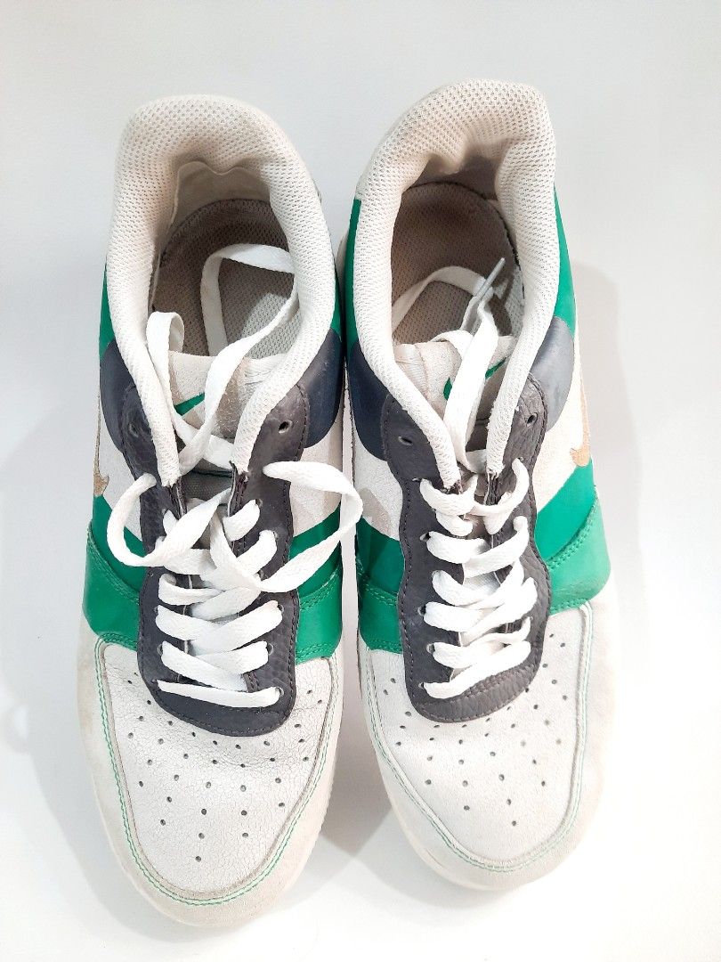 Original Nike Air Force 1 Low Vast Grey Green, Fesyen Pria, Sepatu 