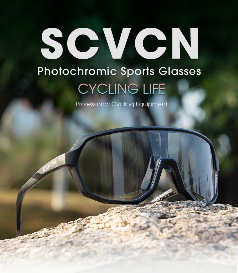 Outdoor Sport Bike Photochromic Sunglasses Men Women bicycle MTB Road Cycling Glasses Fishing Goggles Running Eyewear