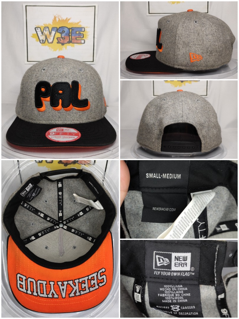 PAL GRAY 100% WOLL A FRAME SNAPBACK - NEW ERA 9FIFTY, Men's Fashion ...