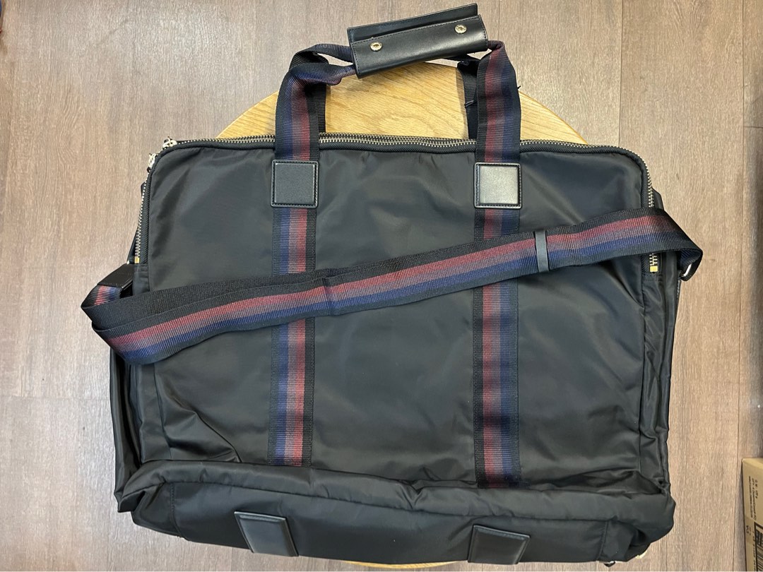 Paul Smith Garment Bag Suit Carrier Nylon with Leather Trim