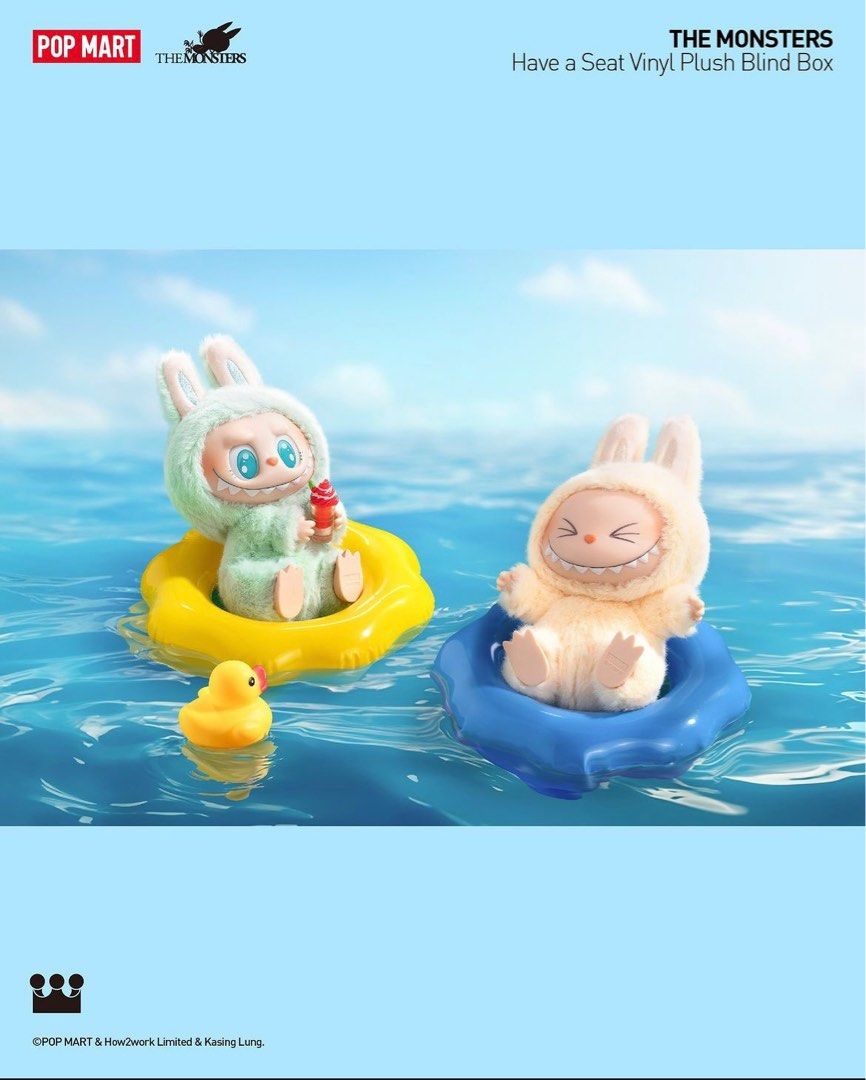 Instock Popmart Labubu The Monsters Have a Seat V2 Plush