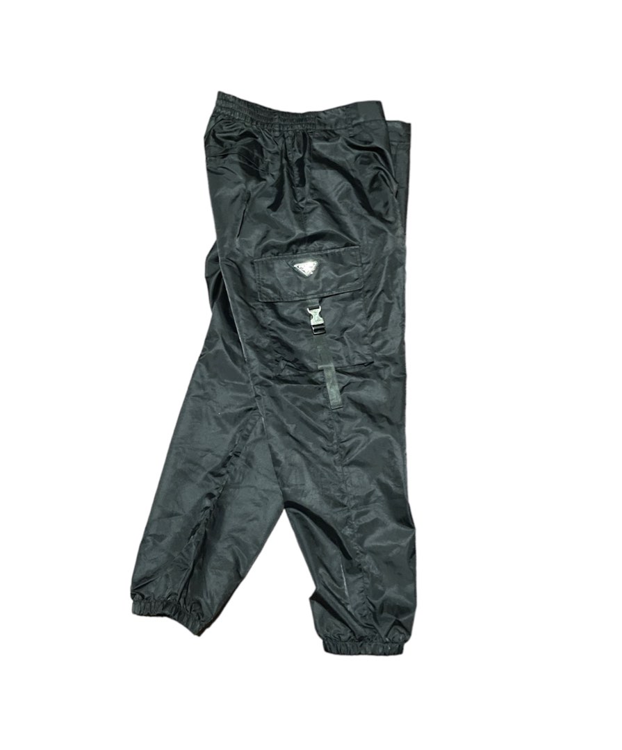 Prada Nylon Cargo Joggers Men s Fashion Bottoms Joggers on Carousell
