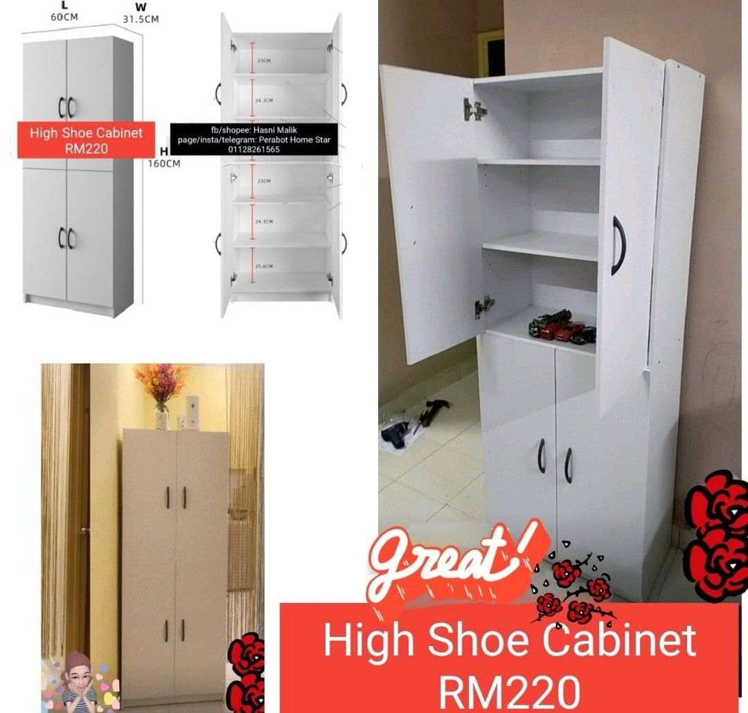 RAK KASUT SHOE RACKS ALA IKEA free postage