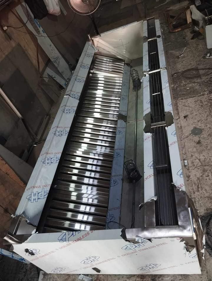 Range Hood Box type with Fresh air SS202 Fabrication and Installation ...