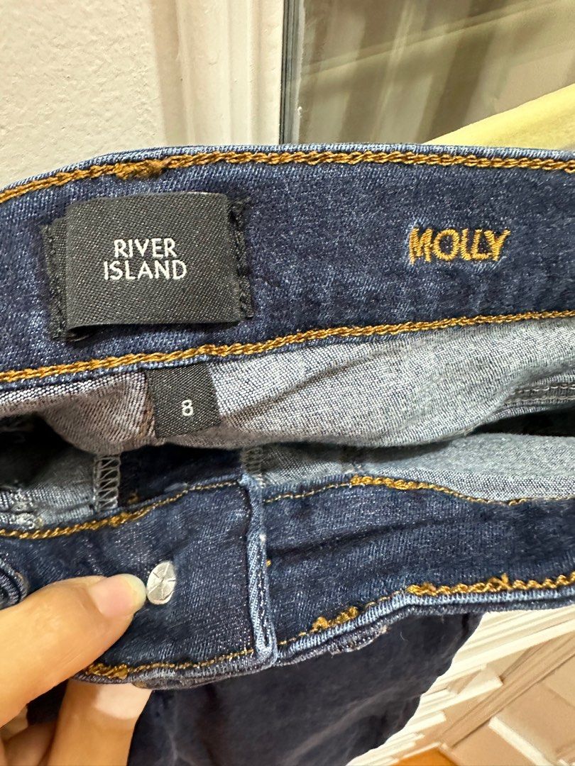River Island Molly Jeggings Denim Super stretch Jeans Women s Fashion Bottoms Jeans on Carousell