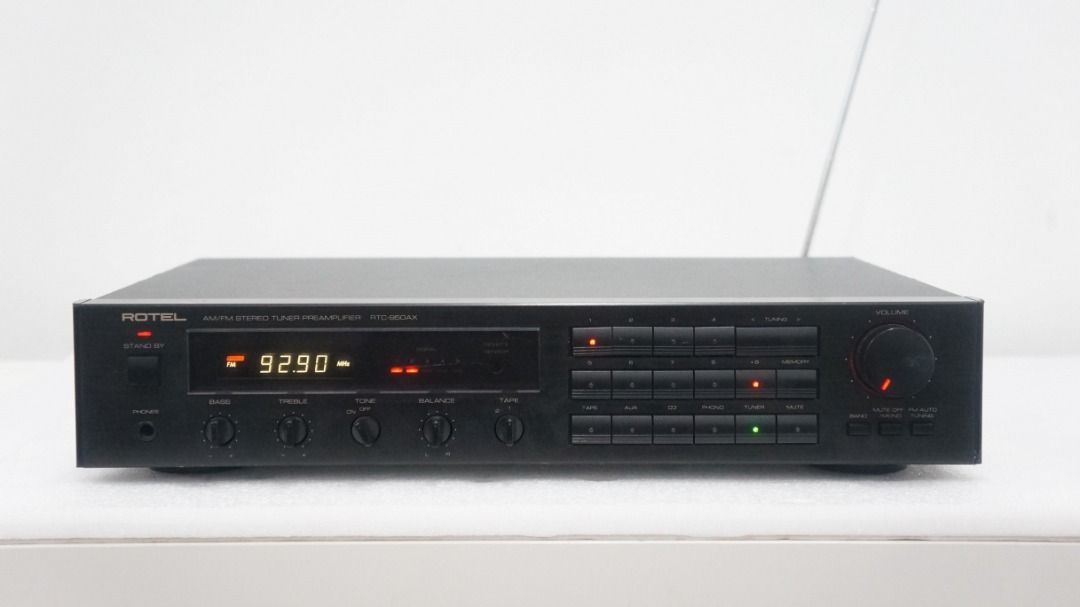 Rotel RTC-950AX & RB-960BX Tuner Preamp & Power Amplifiers Combo Set ...