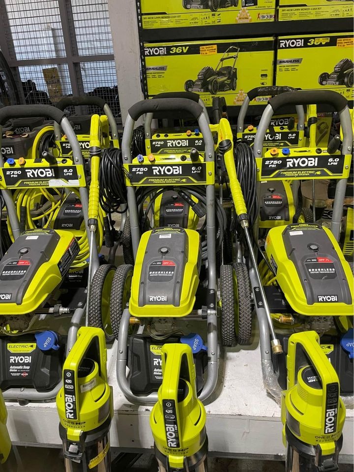 RYOBI BRUSHLESS 2100W 2750PSI PRESSURE WASHER