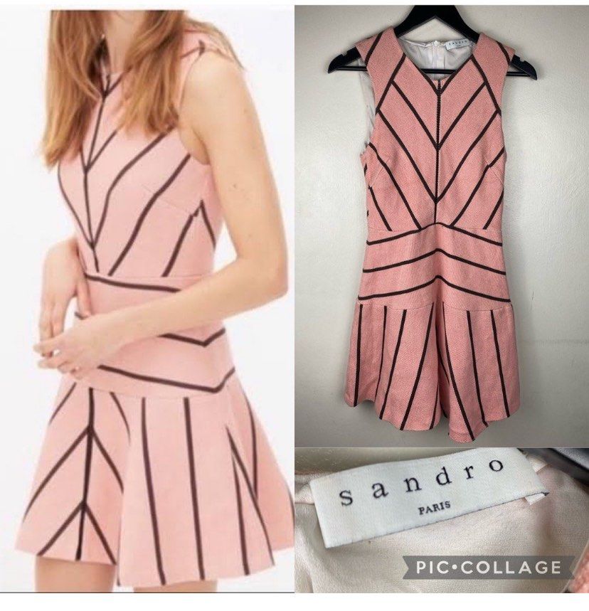 Sandro Paris Rappery Mini Dress (Category: Dresses) located in Cebu City. Submitted by kating0119 (Listing ID 1314488820, Image 1). Description: Good as new Complete with wash tags Never worn Best fits xs-small rfs: wrong size.