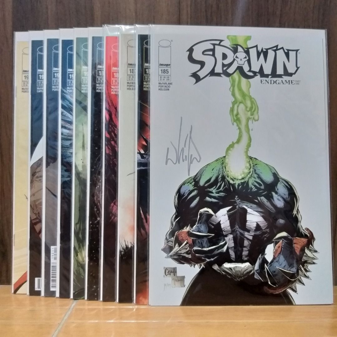 (Signed) SPAWN Endgame: Issue #185-194, VF Condition, Hobbies & Toys ...