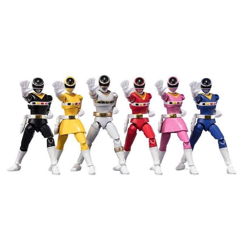 SMP Shodo Power Rangers In Space (Denji Sentai Megaranger) Lot Figures ...