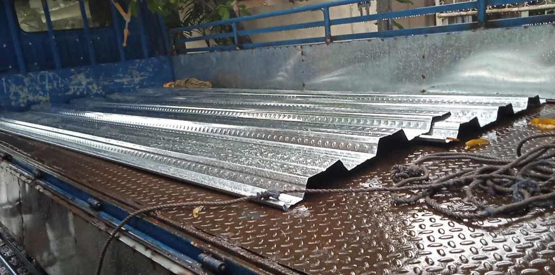 STEEL DECK FLAT TYPE AND WEBTYPE WE ALSO SUPPLY ROOFING MATERIALS (Category: Home Improvement Tools & Accessories) located in Manila. Submitted by cunananhon07408 (Listing ID 1314428476, Image 3). Description: For inquiries you may contact us at : PRESYONG PLANTA👍👍 🏠 LONG SPAN RIBTYPE 🏠 TILE SPAN 🏠 CORRUGATED 🏠 STEELDECK WEBTYPE 🏠 STEELDECK FLAT TYPE 🏠 HI RIB & MULTI RIB 🏠 CLADDING 🏠 SPANDREL 1-2 DAYS PROCESS ONLY PARA SA MGA NAG MAMADA