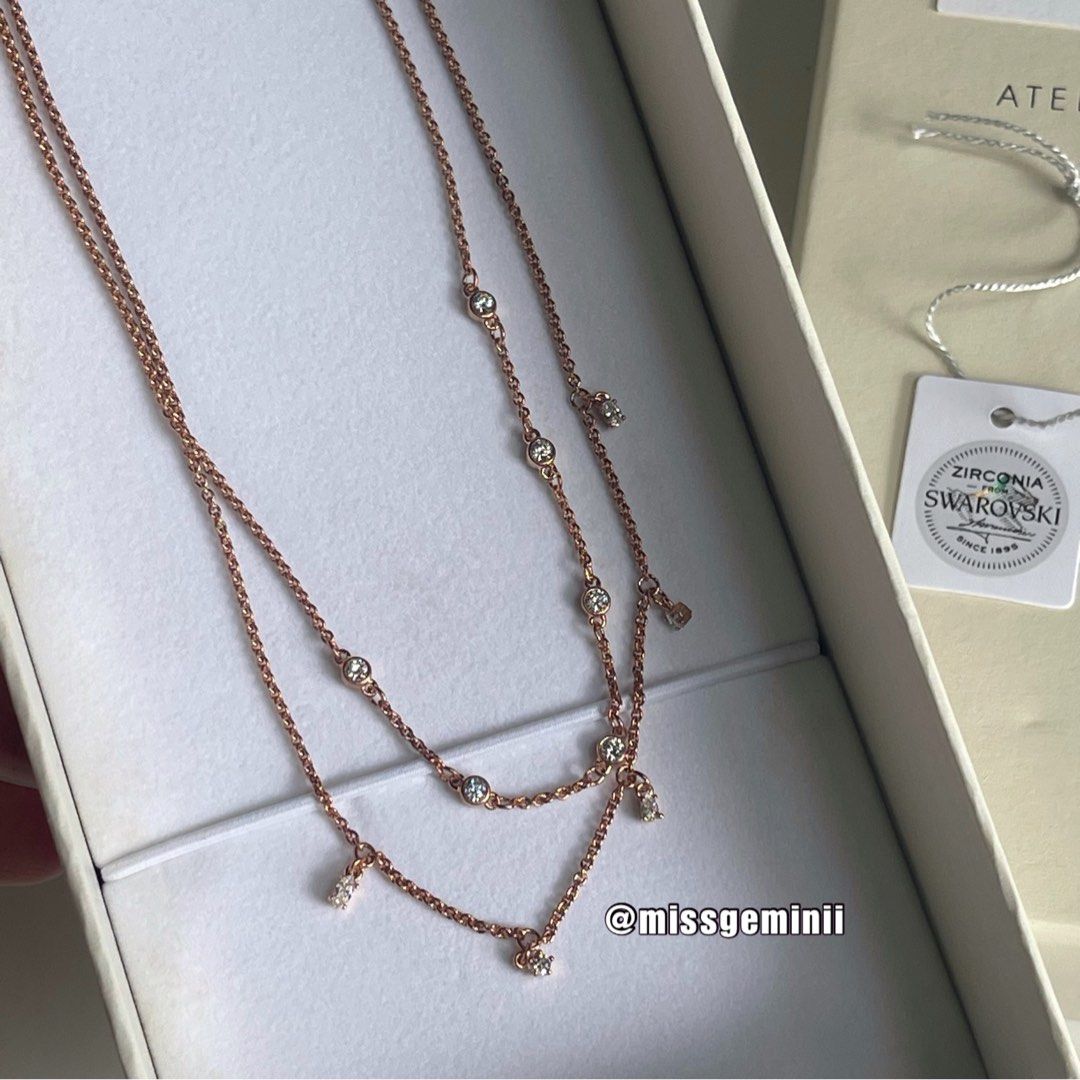 Swarovski Atelier Penelope Cruz Moonsun Necklace Authentic Women s Fashion Jewelry Organisers Necklaces on Carousell