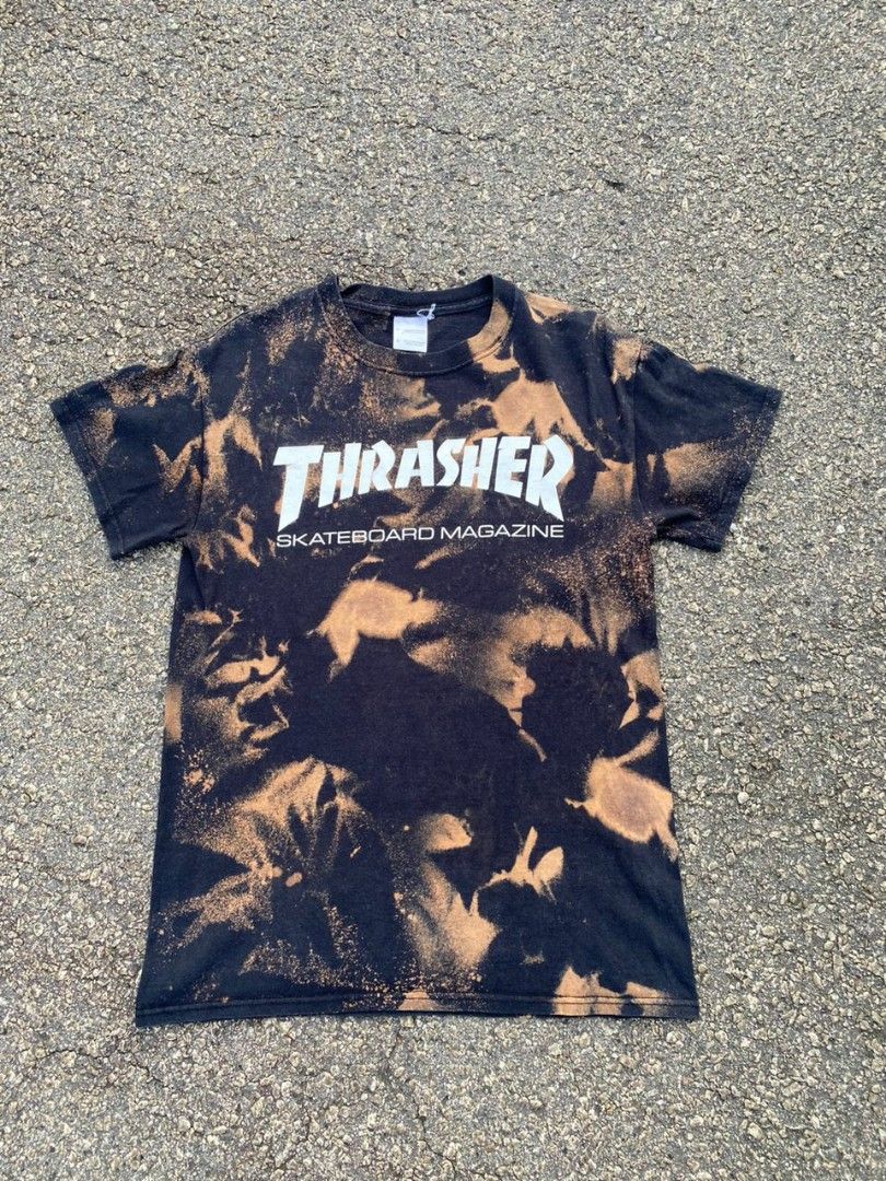 Thrasher t shirt tie dye cheap