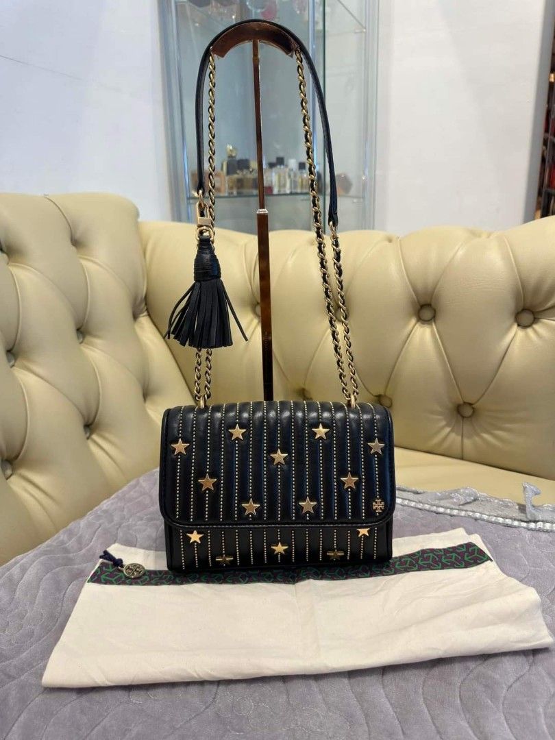 Tory Burch Fleming Star Stud Small Convertible bag two way Authentic Luxury Bags Wallets on Carousell