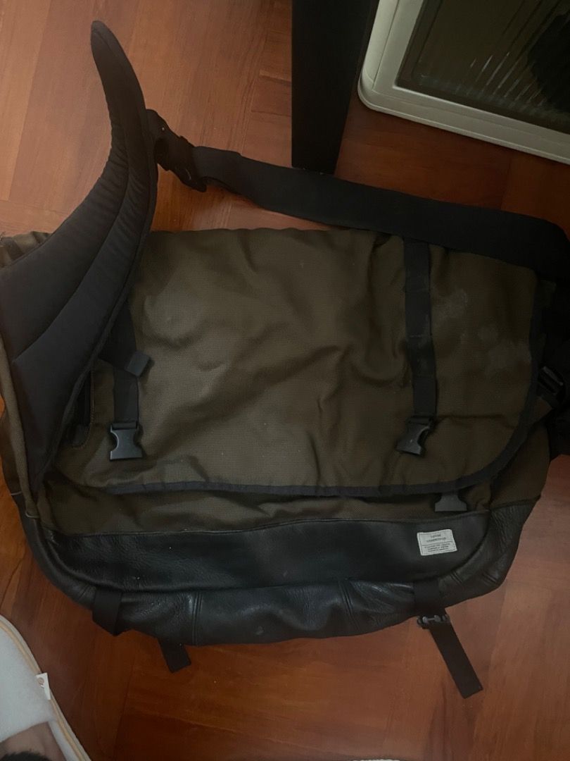Undercover visvim messenger bag brown, 名牌, 手袋及銀包- Carousell