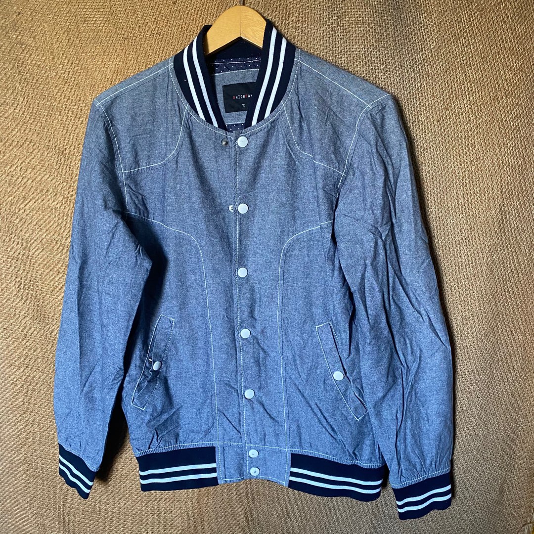Union Bay Varsity Buttoned Jacket Man Fesyen Pria Pakaian Baju Luaran di Carousell