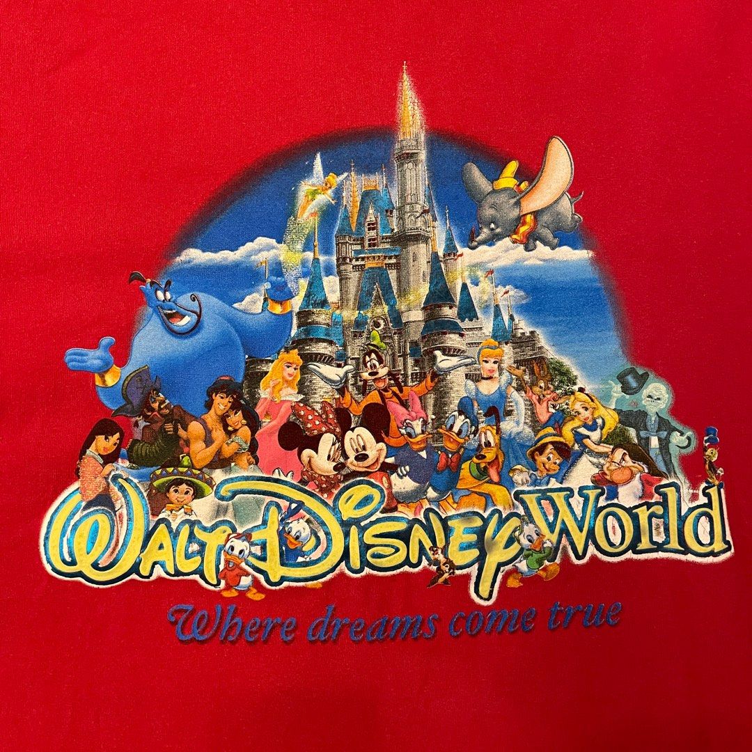 Vintage Walt Disney World Where Dreams Come True Full Cast Shirt, Men's ...