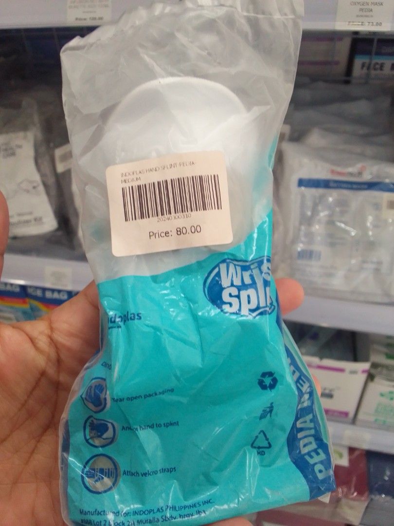 WRIST SPLINTS PEDIA (Category: Medical Supplies & Tools) located in Caloocan City. Submitted by marketings84097 (Listing ID 1314435237, Image 2). Description: AVAILABLE IN DIFFERENT SIZES ADULT- LARGE ADULT-MEDIUM ADULT-SMALL PEDIA-LARGE PEDIA-MEDIUM PEDIA-SMALL.