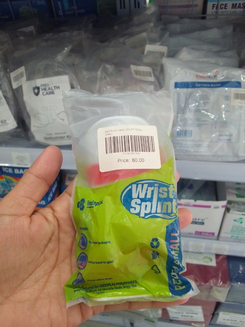 WRIST SPLINTS PEDIA (Category: Medical Supplies & Tools) located in Caloocan City. Submitted by marketings84097 (Listing ID 1314435237, Image 1). Description: AVAILABLE IN DIFFERENT SIZES ADULT- LARGE ADULT-MEDIUM ADULT-SMALL PEDIA-LARGE PEDIA-MEDIUM PEDIA-SMALL.